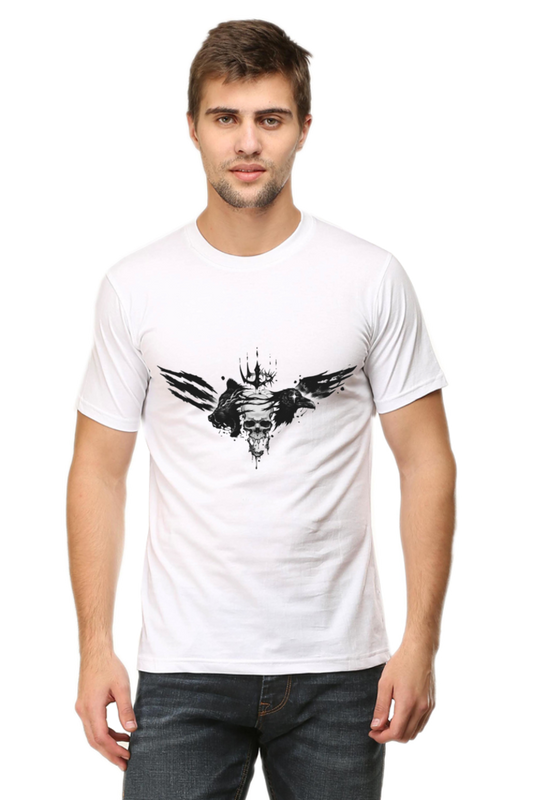 Mystic Wings Skull Graphic T-Shirt – Urban Rebel Edition